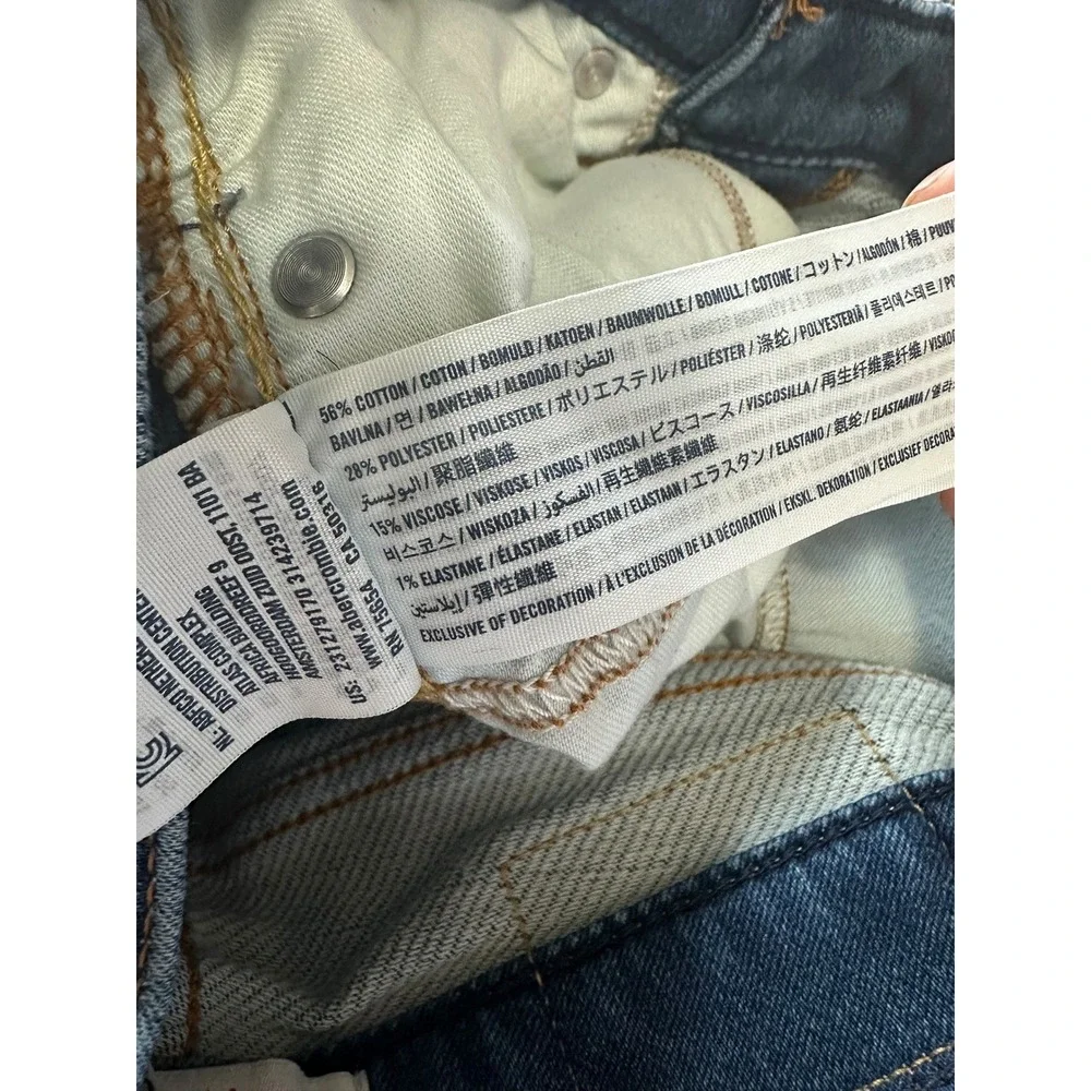 Abercrombie Kids Skinny Jeans‎ Blue Wash Size 9 10 Denim Cotton Blend